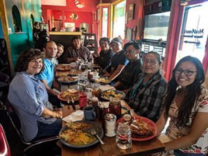 NTU visit group meal
